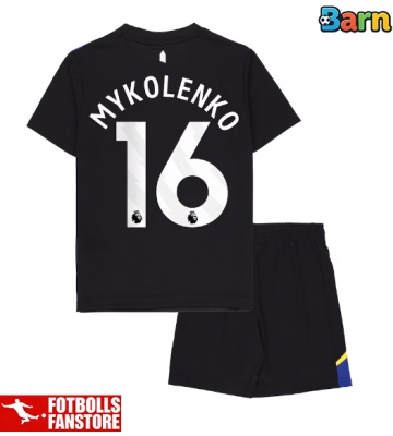 Everton Vitaliy Mykolenko #16 Tredje Tröja Barn 2025-26 Kortärmad (+ Korta byxor)